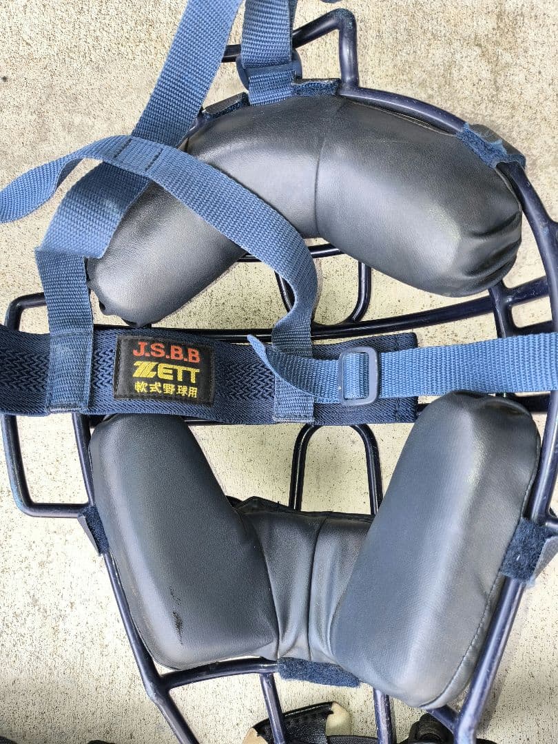 ZETT　軟式野球　キャッチャー防具セット 大人用