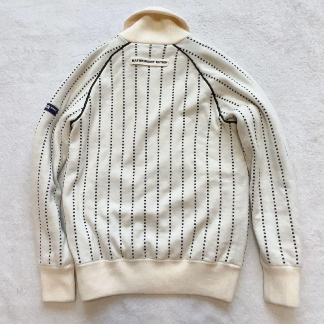 美品　マスターバニー　セットアップ　ストライプ　中綿　スカート　蓄熱　ジャケット