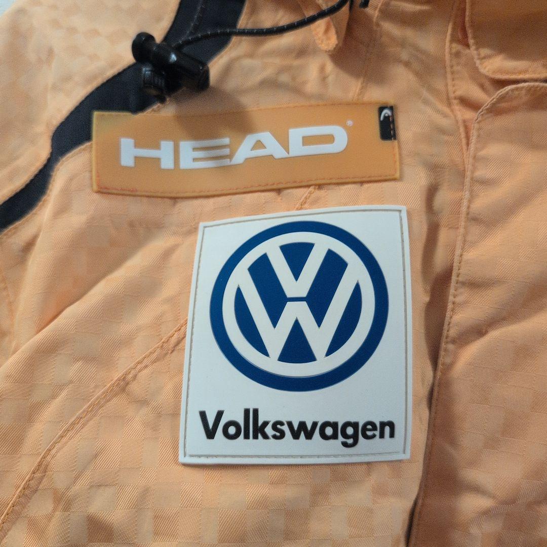 ミズノ スキーウェア 上下セット Sサイズ Volkswagenコラボ オレンジ