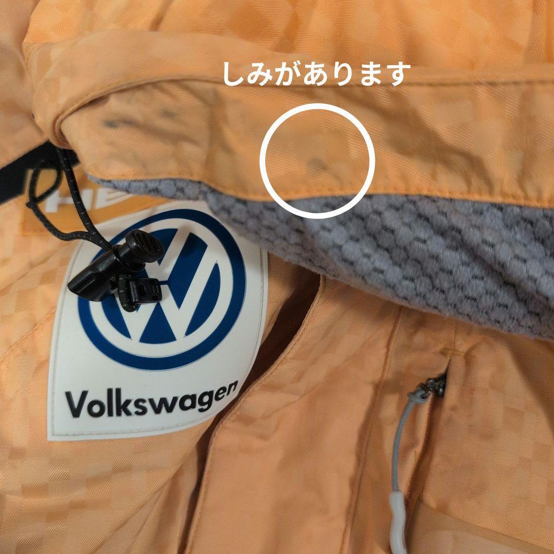ミズノ スキーウェア 上下セット Sサイズ Volkswagenコラボ オレンジ