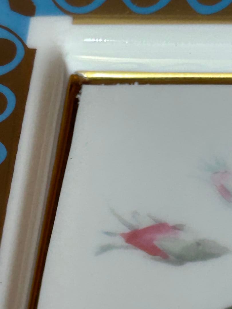Sango MAGNA 三郷陶器　加藤吉春作 陶画　 陶板　タイル　花　薔薇