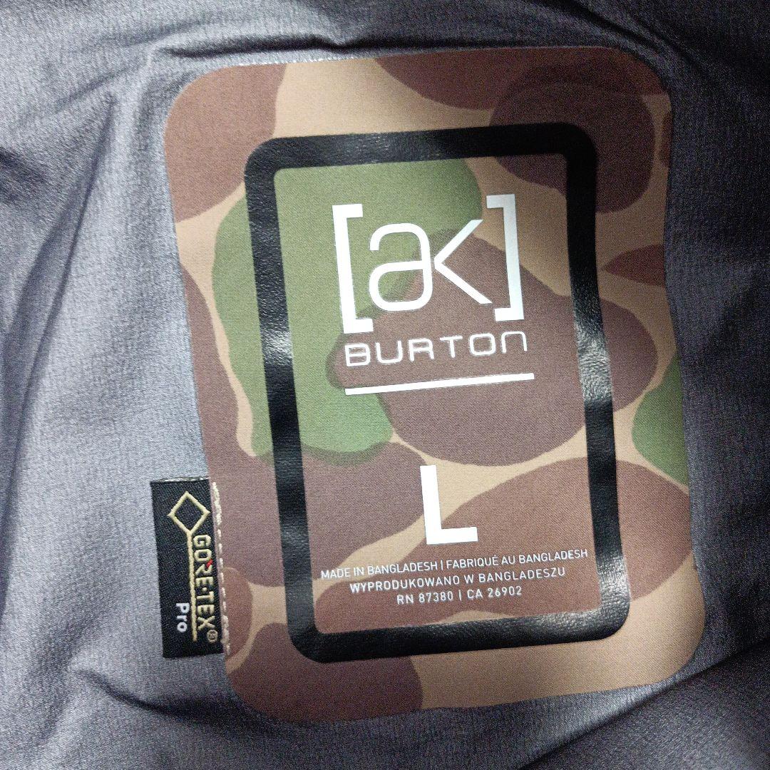 BURTON　AK 3L HOVER　カモフラ　上下　L