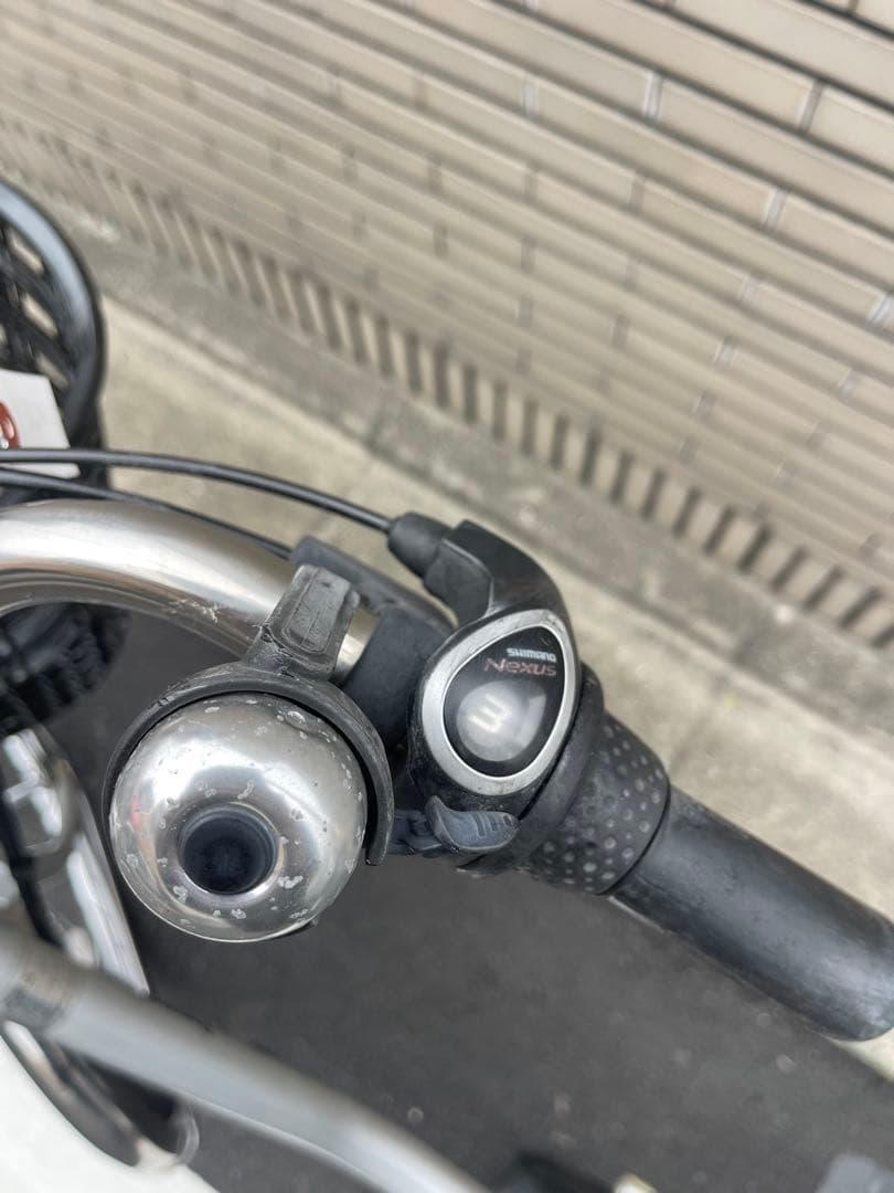 パナソニック電動アシスト自転車 シルバー バスケット付き26DPBA12