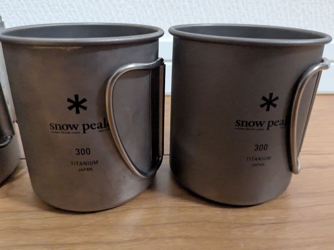 スノーピーク　チタンマグ　450ml　300ml　４個セット
