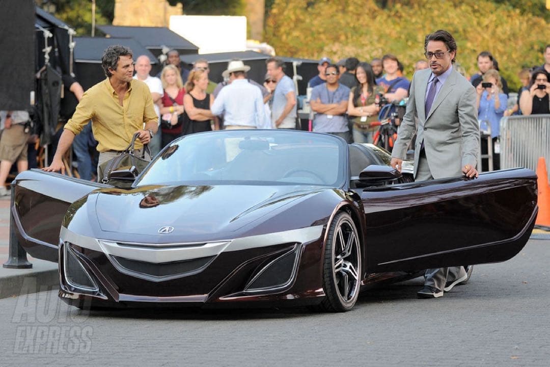 【アベンジャーズ映画出演品】Acura NSXミニカー 1/43 TSM モデル