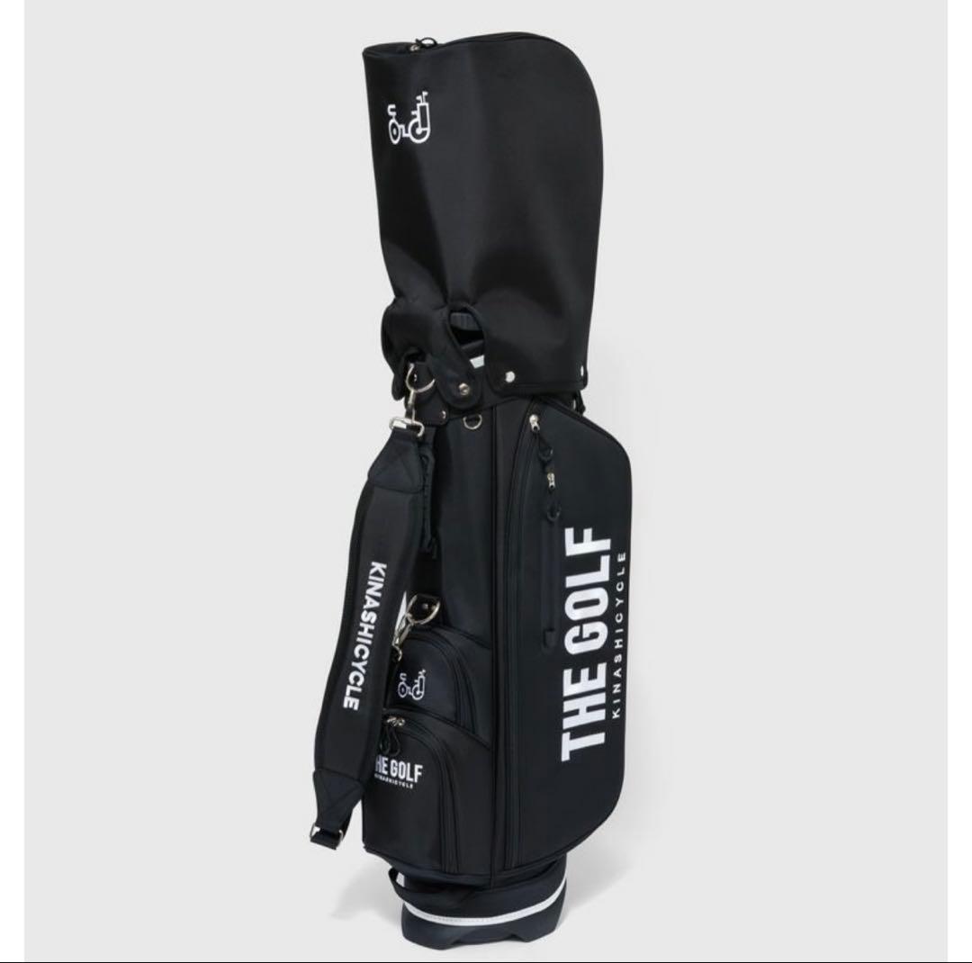 【新品未使用】キャディバッグ　THE GOLF ブラック×ホワイト