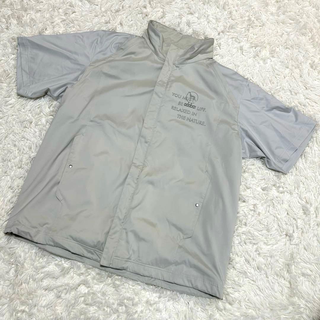 【アダバット】秋冬 ロゴマーク 長袖 ゴルフ ブルゾンジャケット 2way