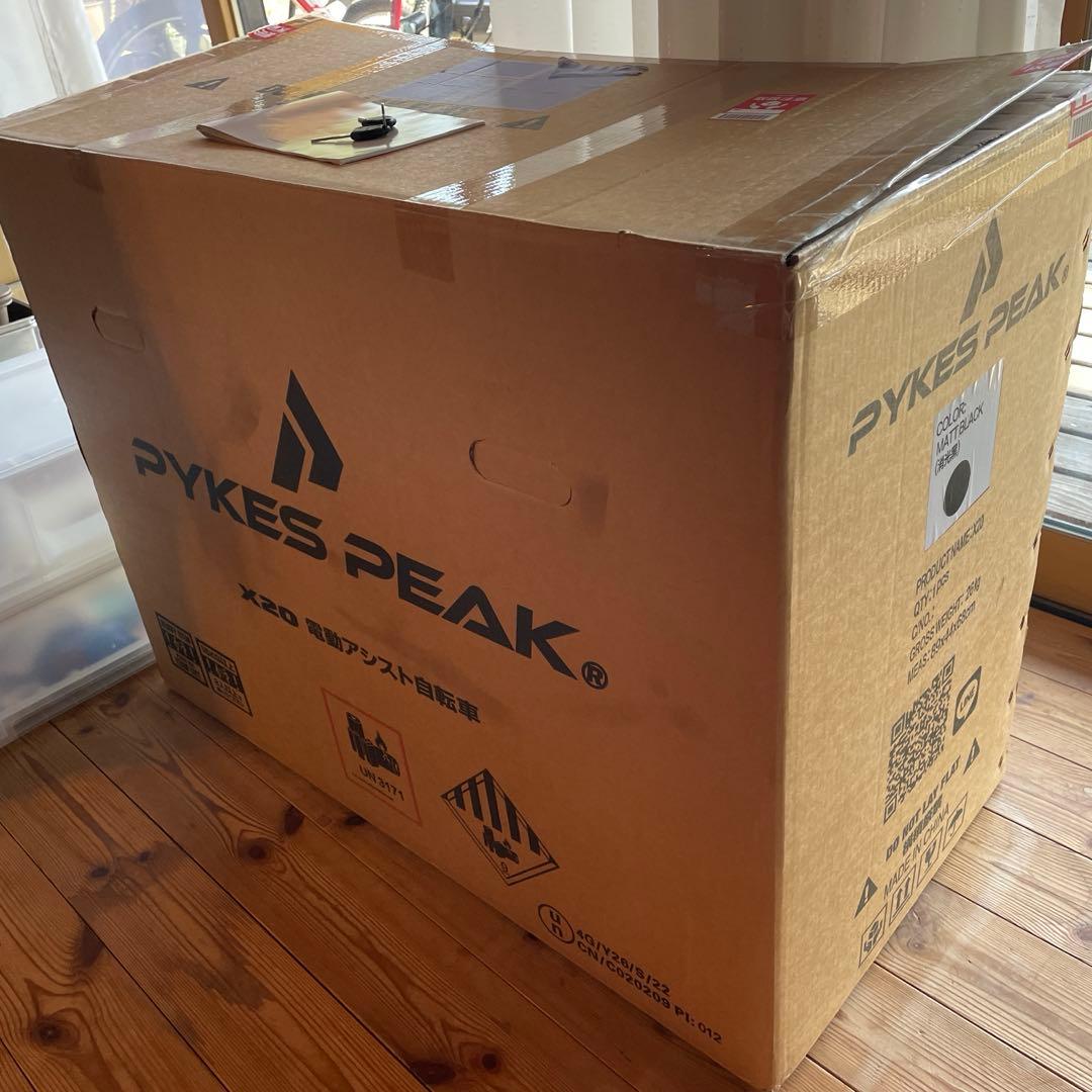 【送料込‼︎】PYKES PEAK X20 電動アシスト自転車折りたたみ走行距離少