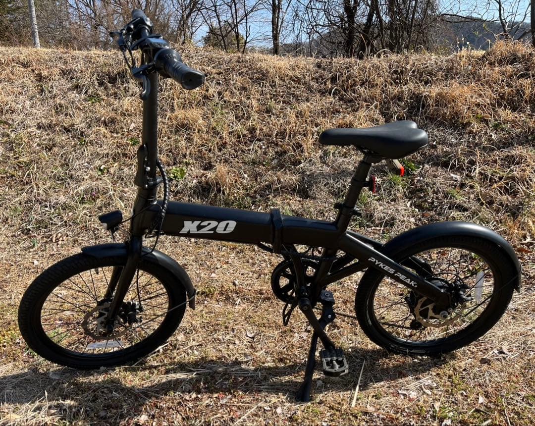 【送料込‼︎】PYKES PEAK X20 電動アシスト自転車折りたたみ走行距離少