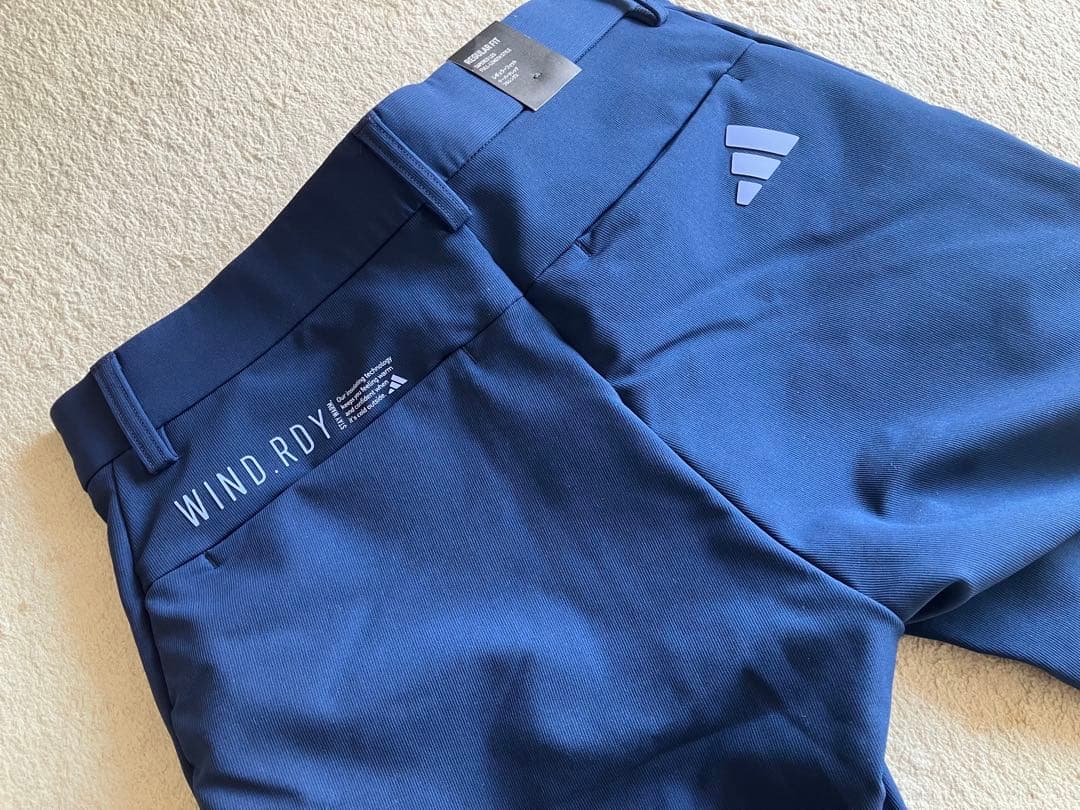 新品●アディダス ゴルフ●パンツ　秋冬（裏起毛）紺●W79●16,500円半額