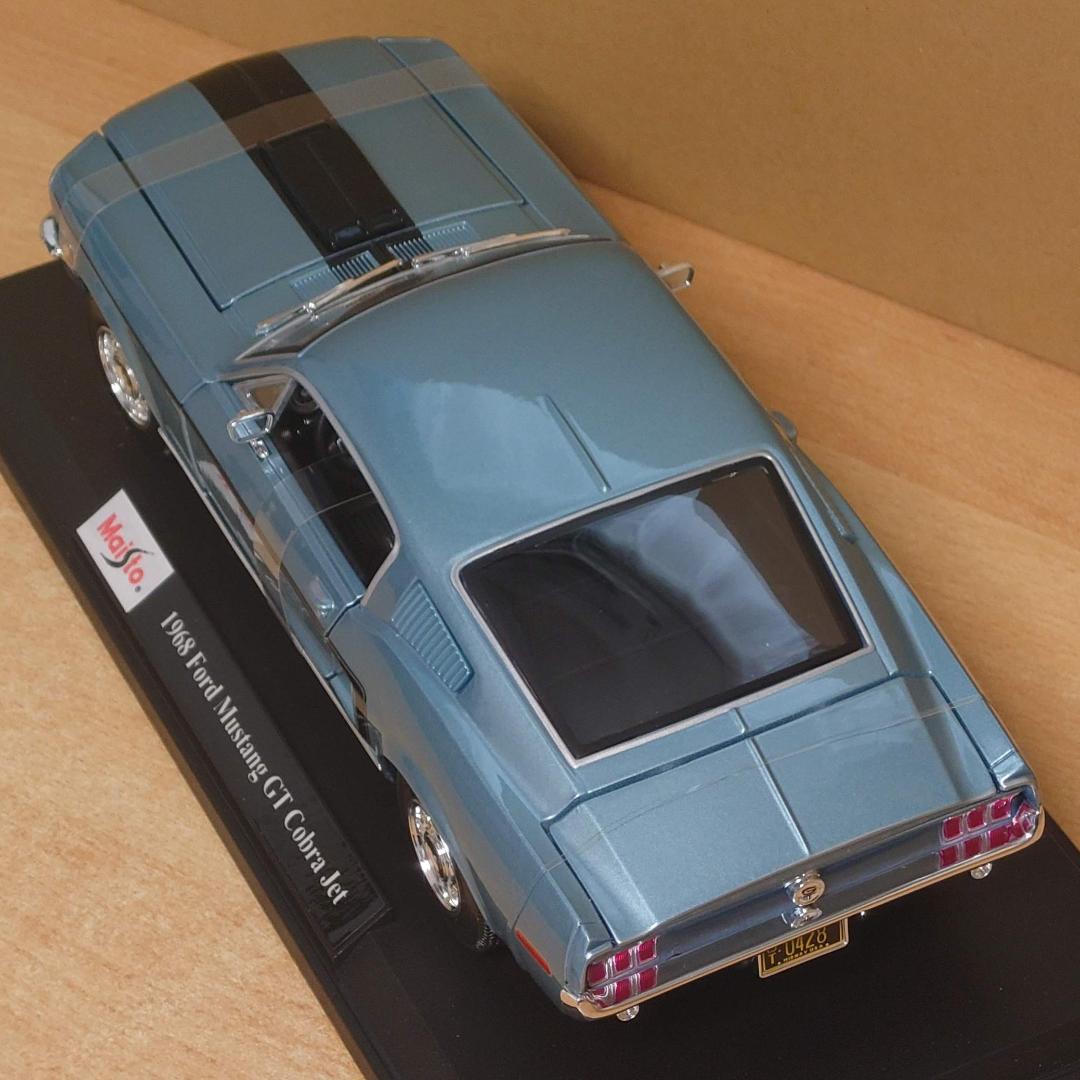 1/18 フォードマスタングGT コブラ ジェット 1968 マイスト製ミニカー
