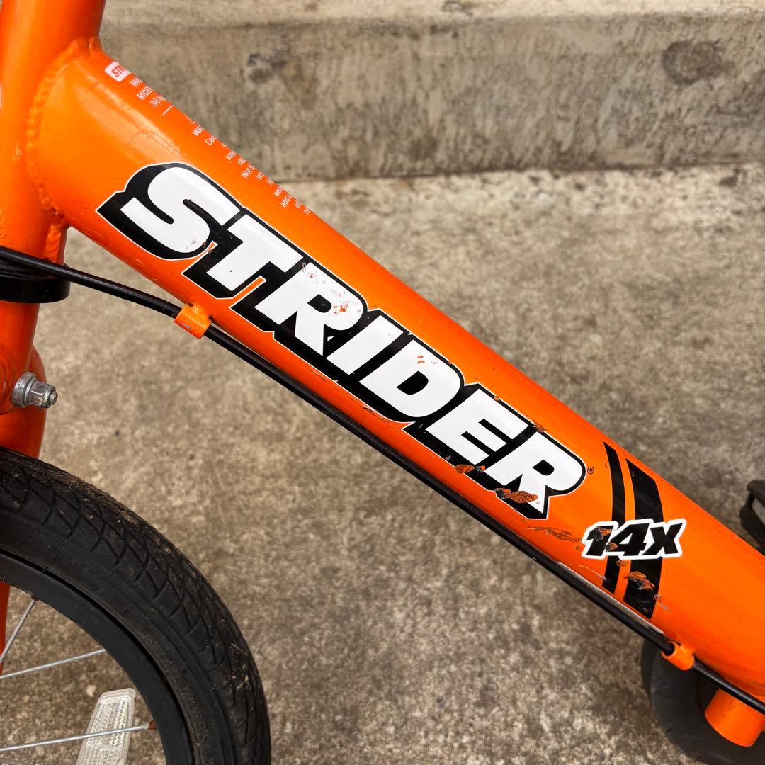 STRIDER 14x キッズバイク オレンジ　ペダル付き