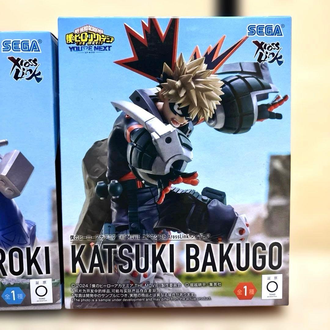 僕のヒーローアカデミア　爆豪勝己　轟焦凍　フィギュア　6個