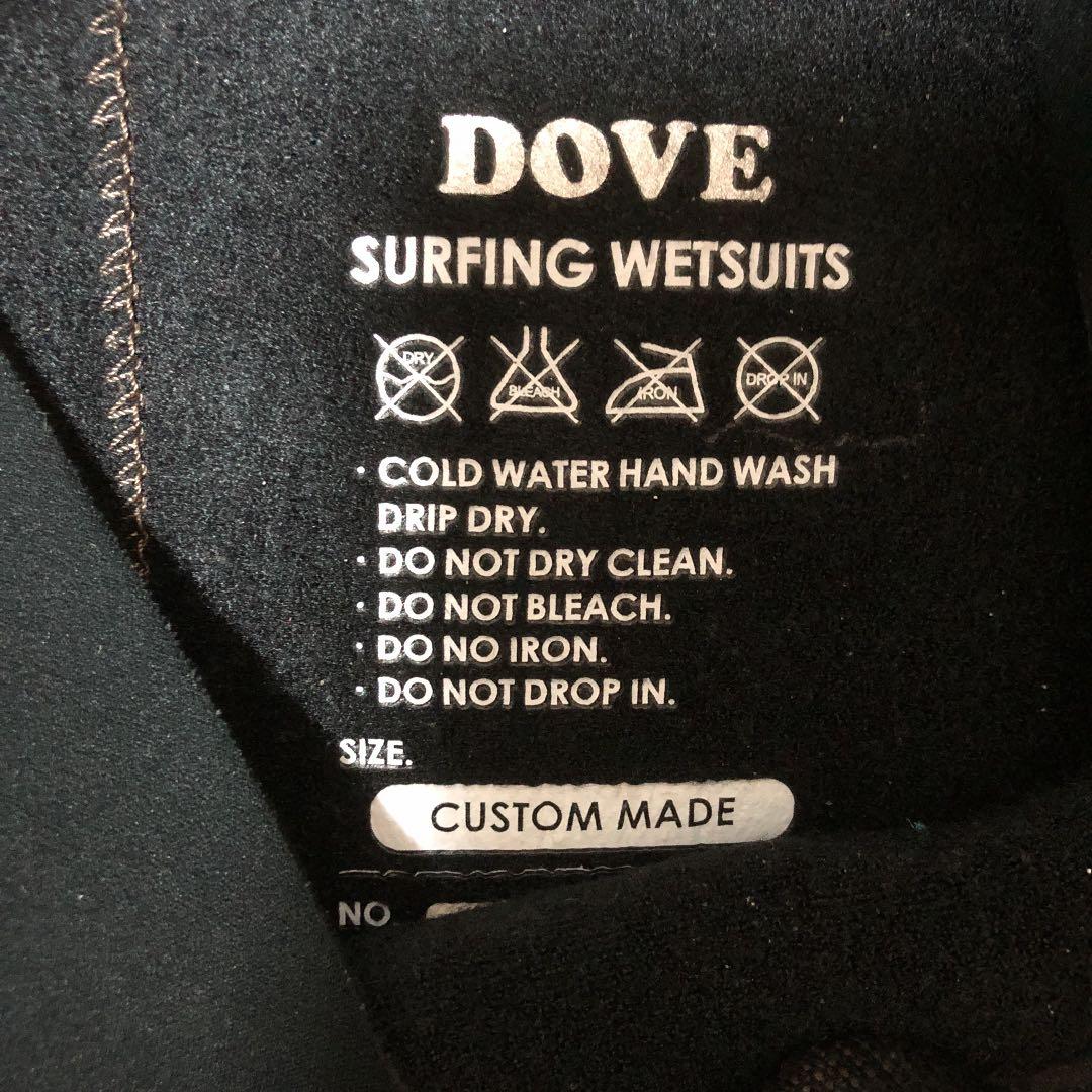 ウエットスーツ　DOVE セミドライ　5mm.3mm