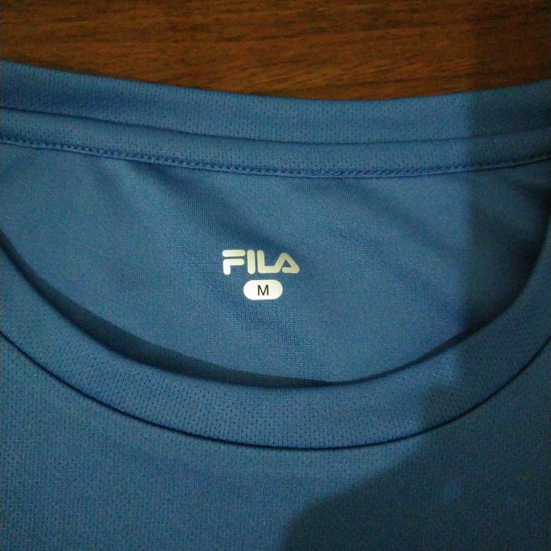 フィラ　FILA　セットアップ　上М　下Ｌ　くすみブルー