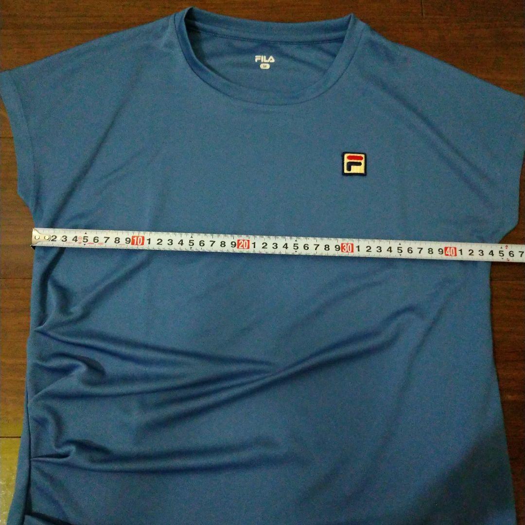 フィラ　FILA　セットアップ　上М　下Ｌ　くすみブルー