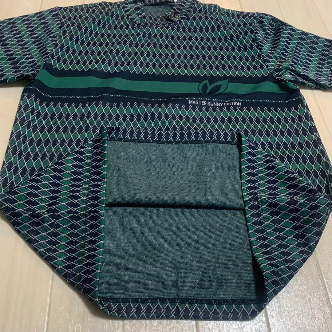 新品【マスターバニー】6/LL メンズ　半袖モックネック　ゴルフシャツ 日本製
