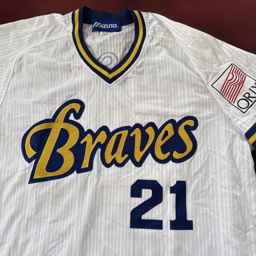 オリックスブレーブス復刻　西選手21番　ハイクラスユニホーム