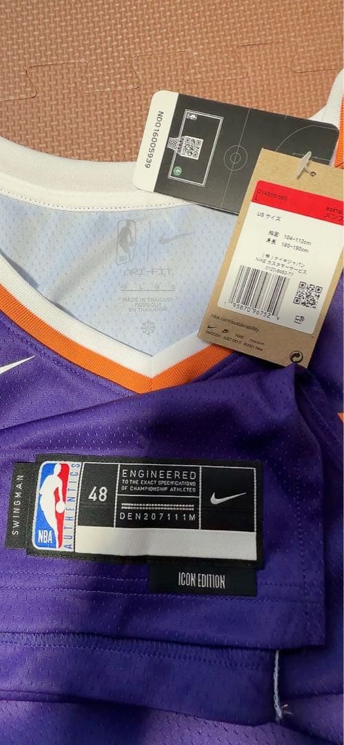 新品 定価14630円Nike ブッカー Suns ユニ 48 正規品