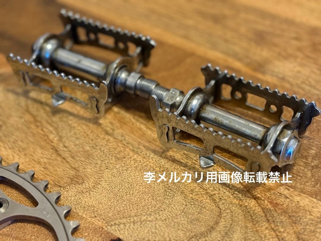 デュラエース7600クランク、チェーンリング、極東ペダルセットnjs バラ売×