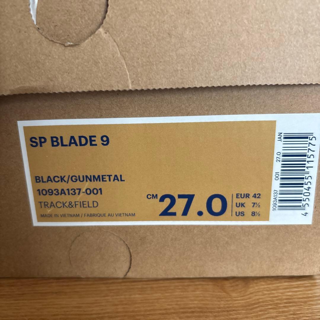 27cm　アシックス　陸上　スパイク　SP BLADE 9　1093A137