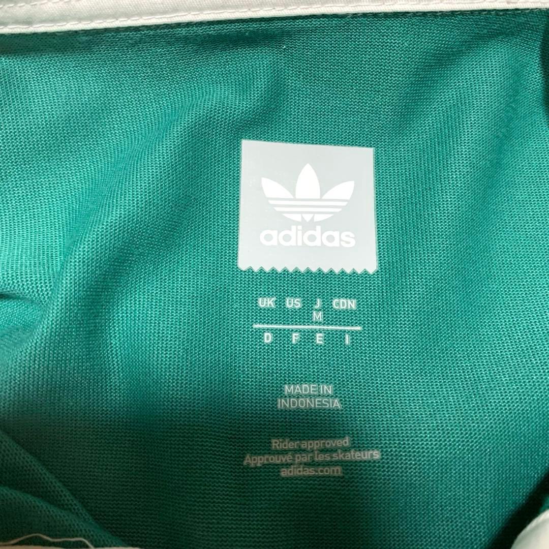 adidas★アディダス★スリーライン★ラガーシャツ★長袖★マルチカラー★M古着