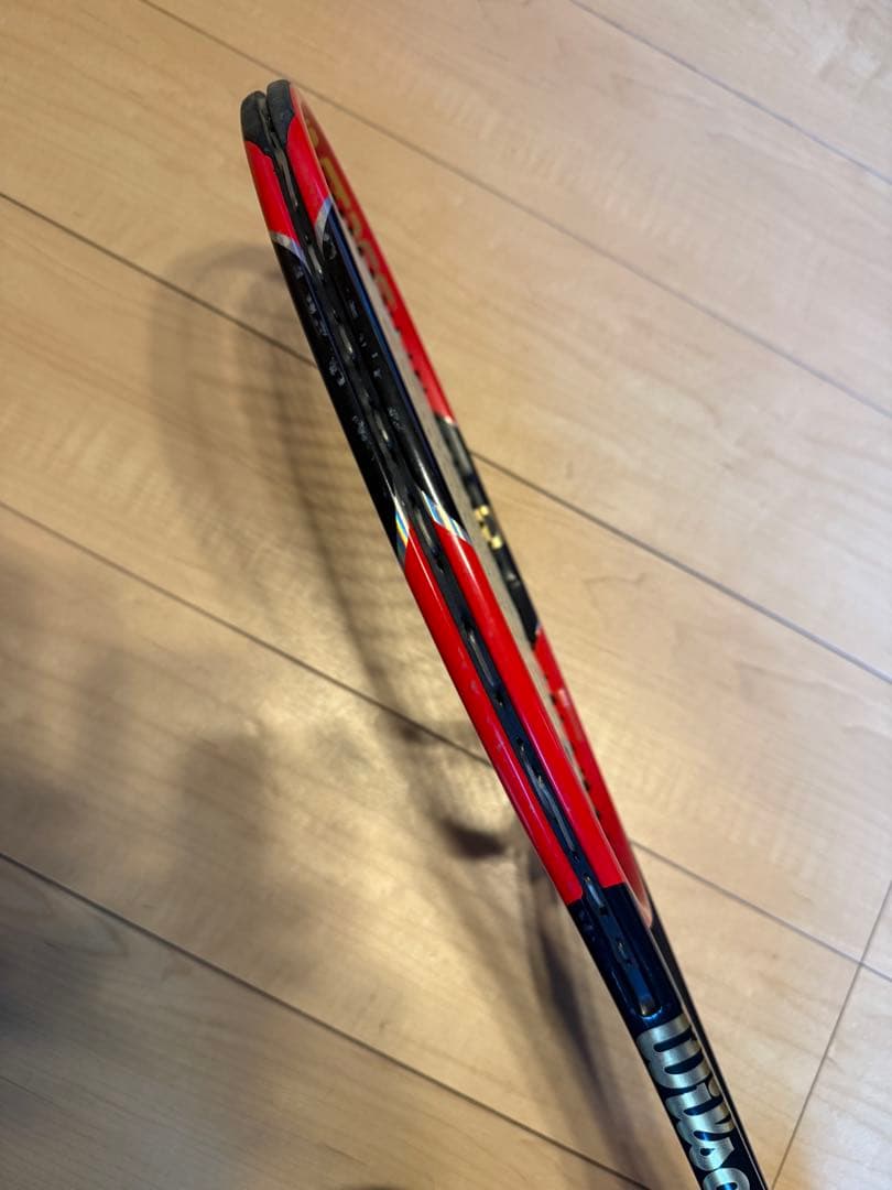Wilson Pro Staff 975 テニスラケット 赤黒　（公式テニス）