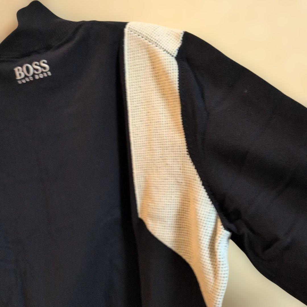 BOSS ハーフジップ ニットセーター