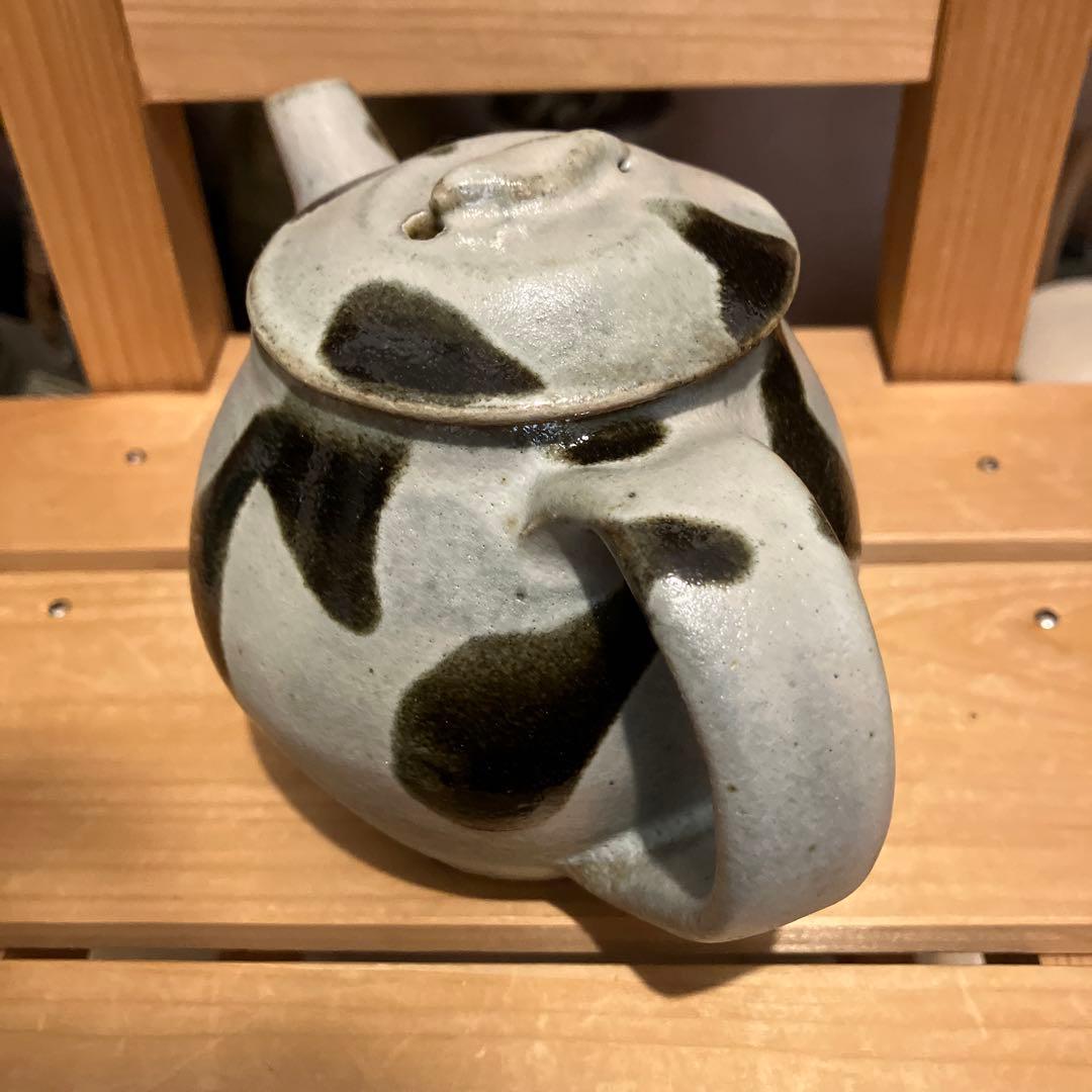 民藝ティーポット　作家物　民芸　鈴木照雄