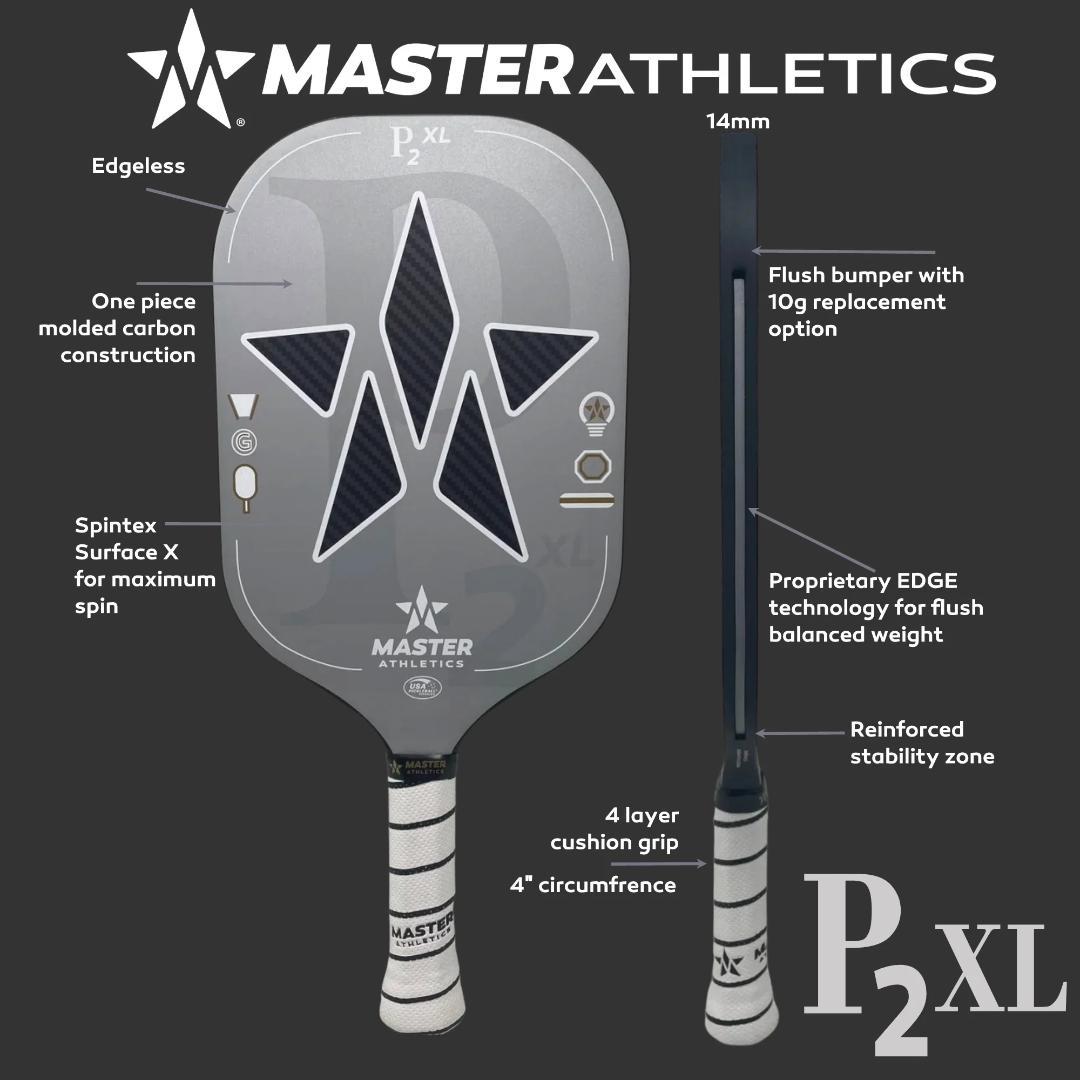 ピックルボール パドル Master Athletics P2XL 銀色