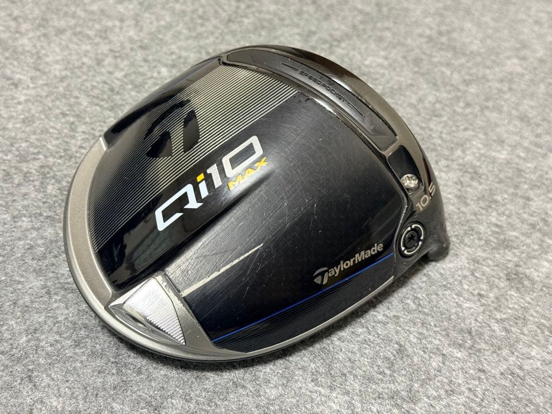 【中古】TaylorMade Qi10 MAX ドライバー ヘッド 10.5°