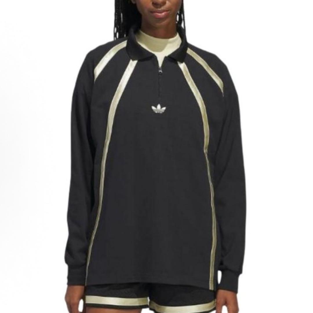 海外限定XL ADIDAS ラグビー ポロTシャツブラック　IR6377
