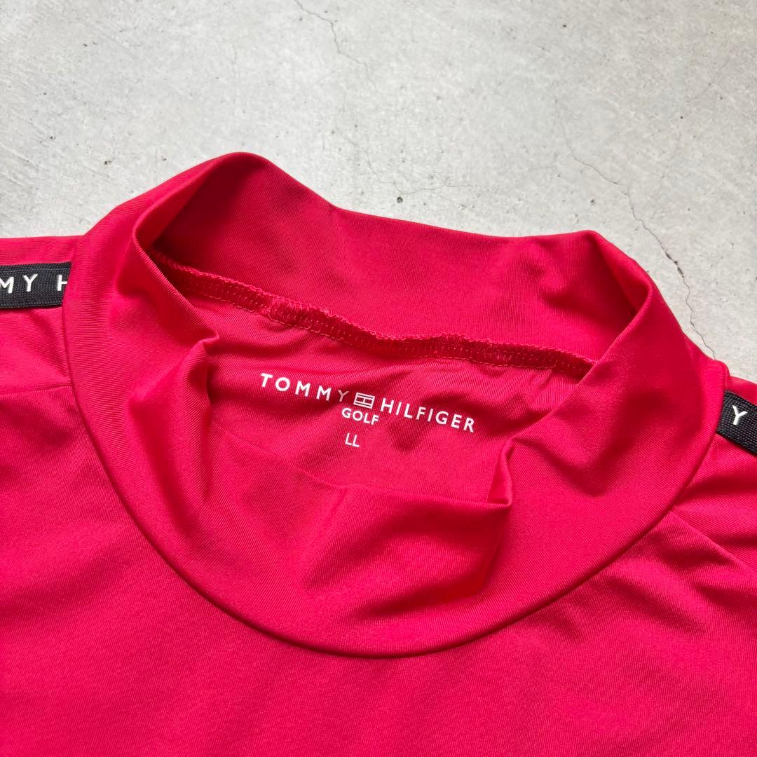   GOLF 半袖モックネックTシャツ XL 赤