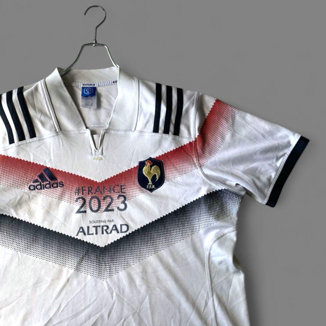 希少 アディダス 2023年 ラグビー フランス代表 ジャージ ゲームシャツ