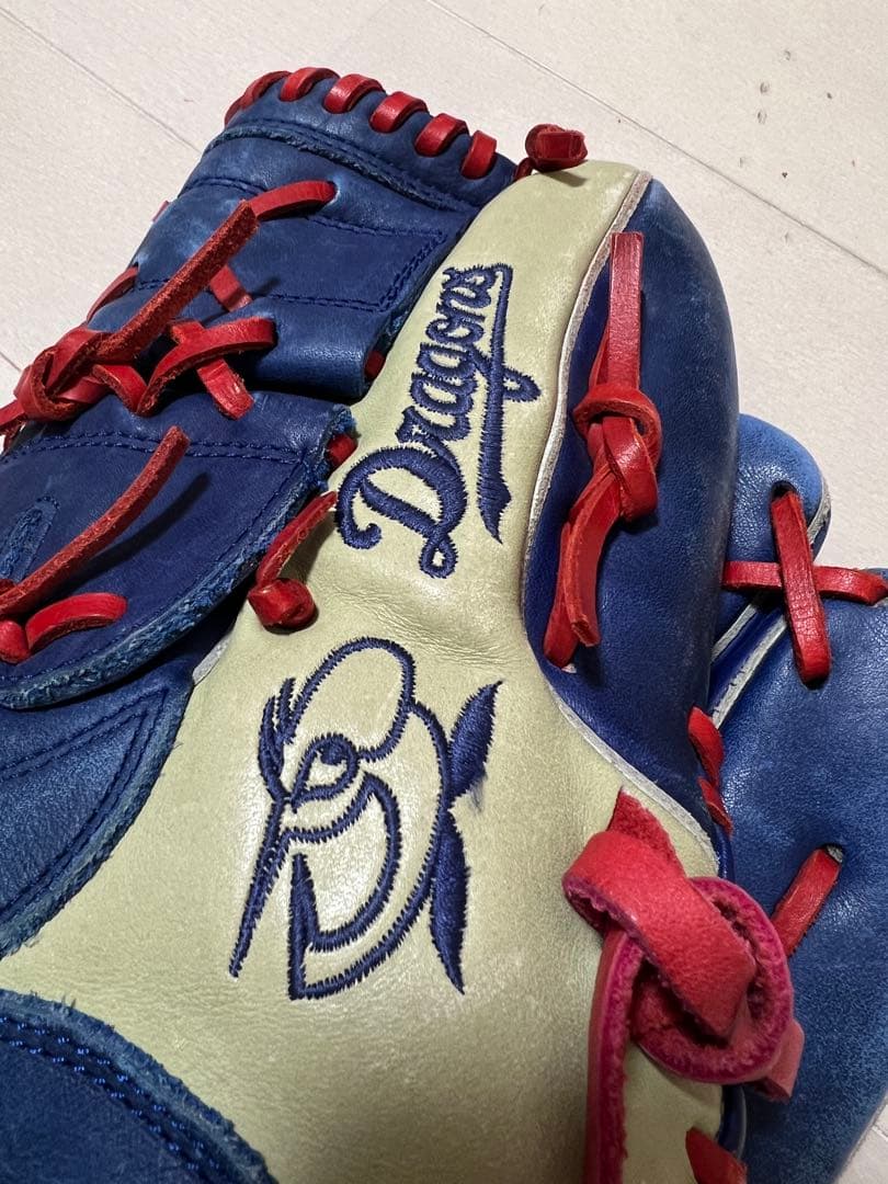ミズノ MIZUNO 名古屋ドーム5周年記念 シャオロン刺繍 当時選手サイン刻印