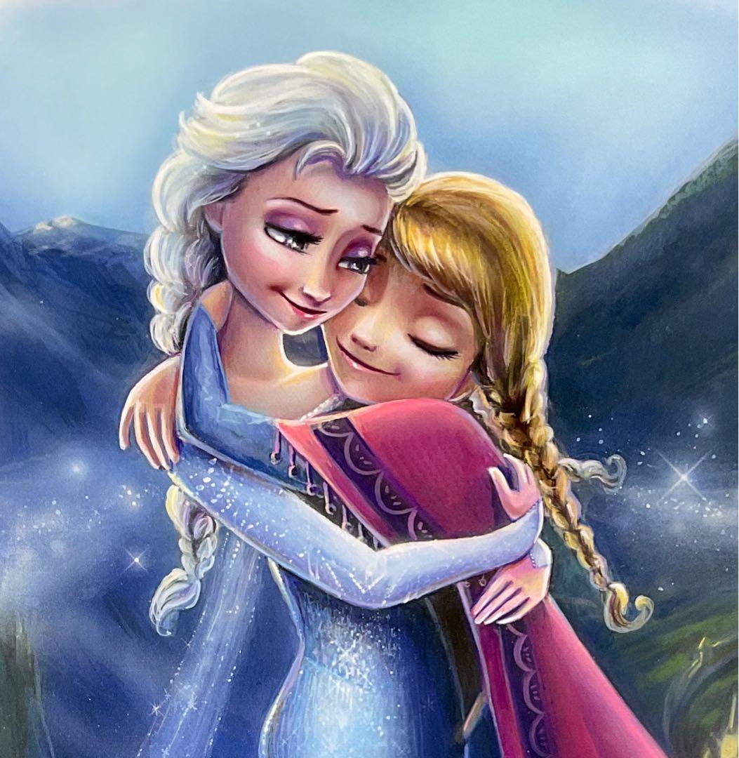 【アナと雪の女王】Vanderstelt ジクレ版画ディズニー証明書付き