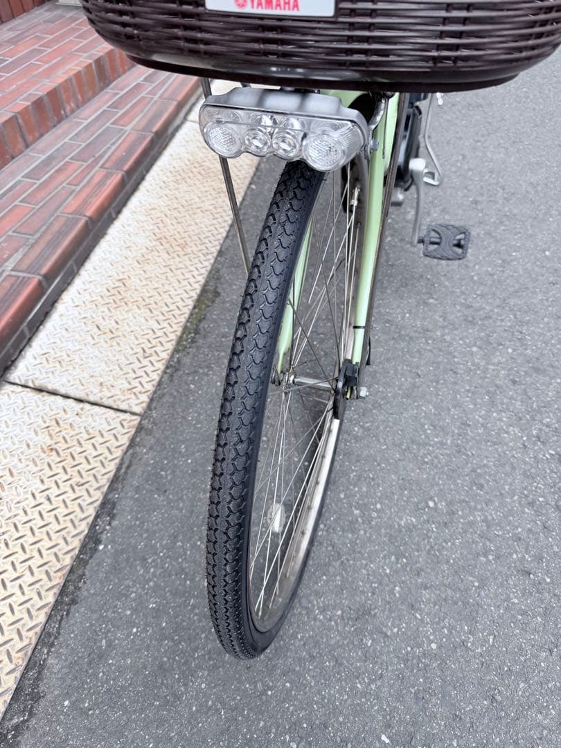 大阪府　ヤマハ　電動アシスト自転車 ミントグリーン