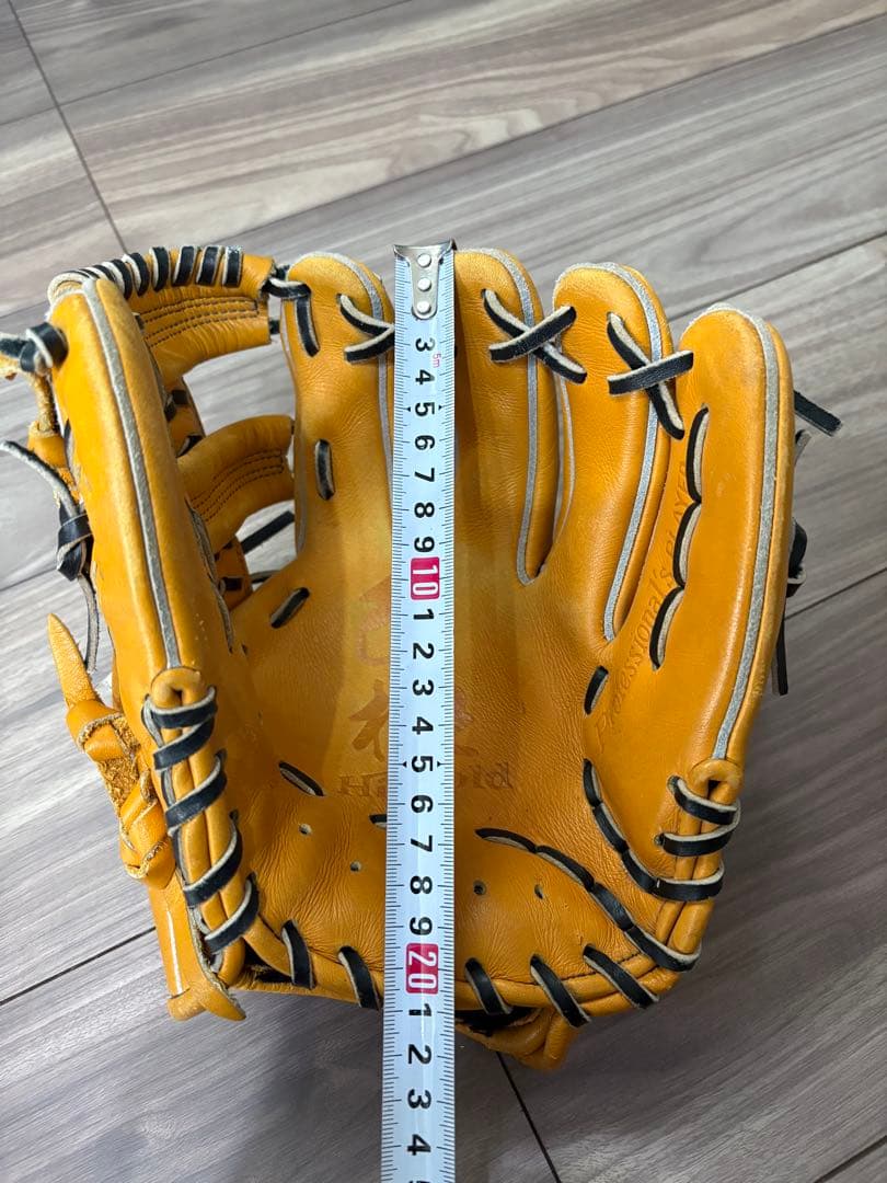 ハイゴールド　軟式グローブ イエロー