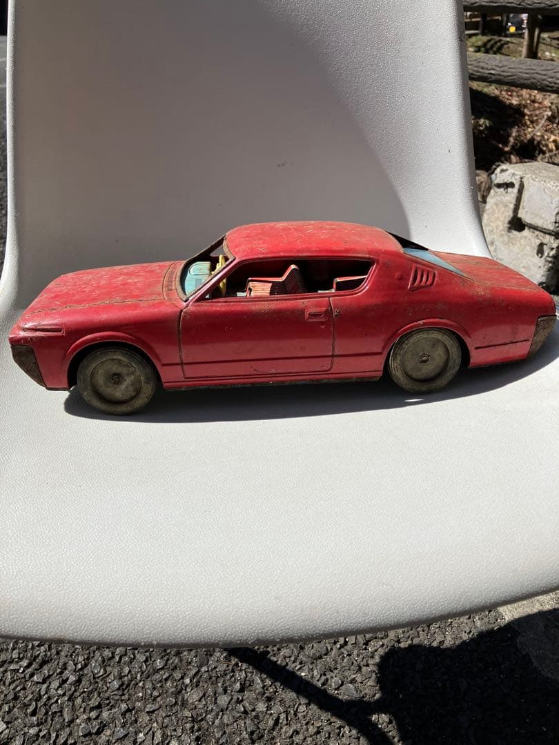 60s70s昭和レトロ　AOSHIN ブリキカー　クラウン　TOYOTA