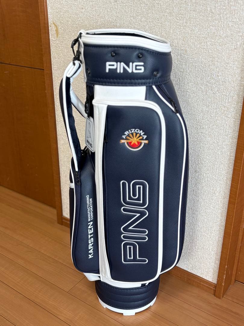 PING Karsten アリゾナ キャディバッグ ネイビー