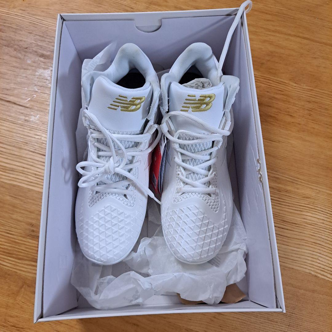 大谷翔平モデル　高校野球対応　New Balance ホワイト スパイク未使用