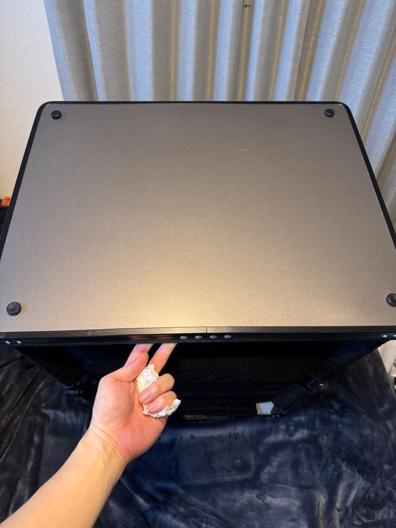DOD マルチキッチンテーブル　TB1-38-BK 送料込み