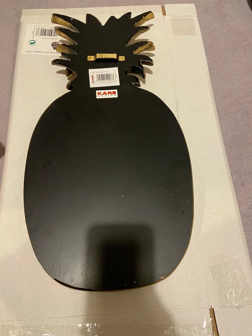 KAREパイナップルミラー26×50cm　ウォールデコレーション