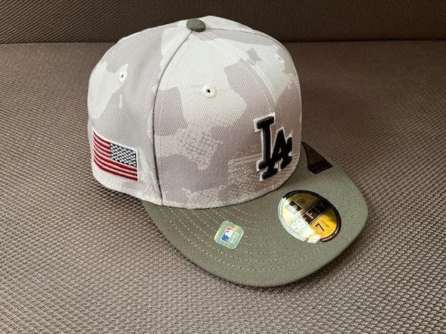 大谷翔平着用ドジャース Armed Forces Day59FIFTY7₋3/8