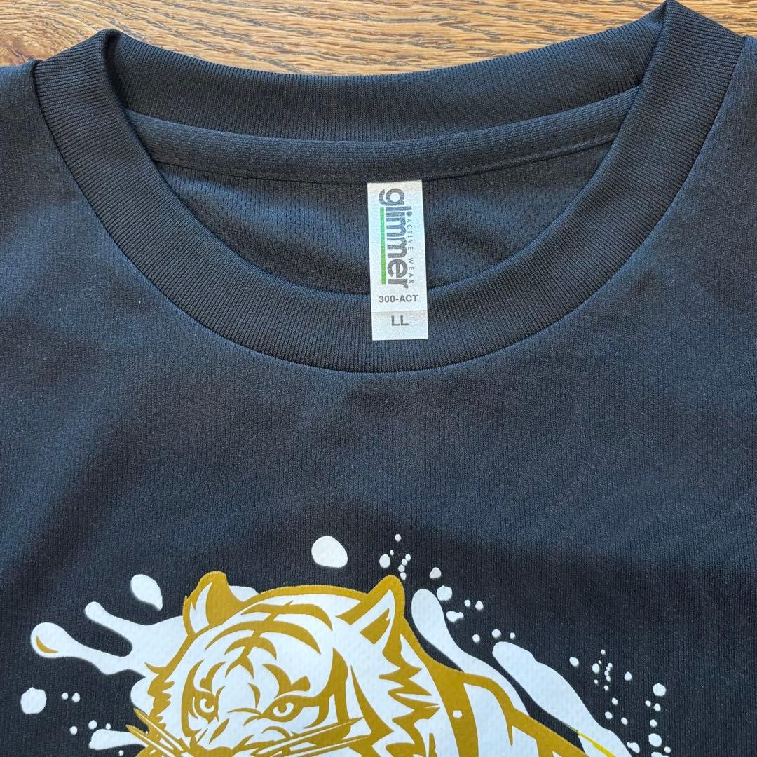 阪神タイガース 2025 セリーグ優勝記念 ビールかけ Tシャツ 黒 LLサイズ