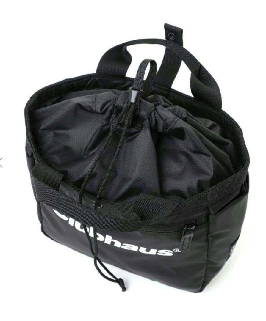 Clubhaus ブラックトートバッグ