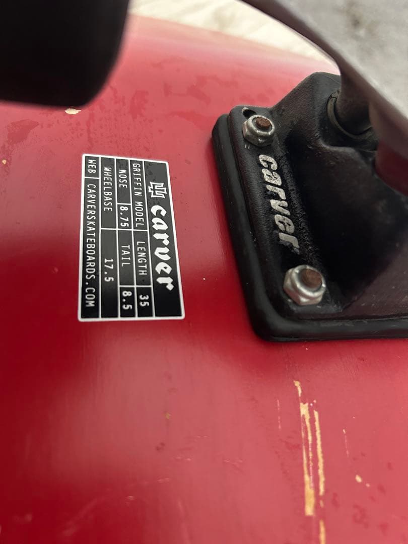 CARVER スケートボード 35インチ C7トラック