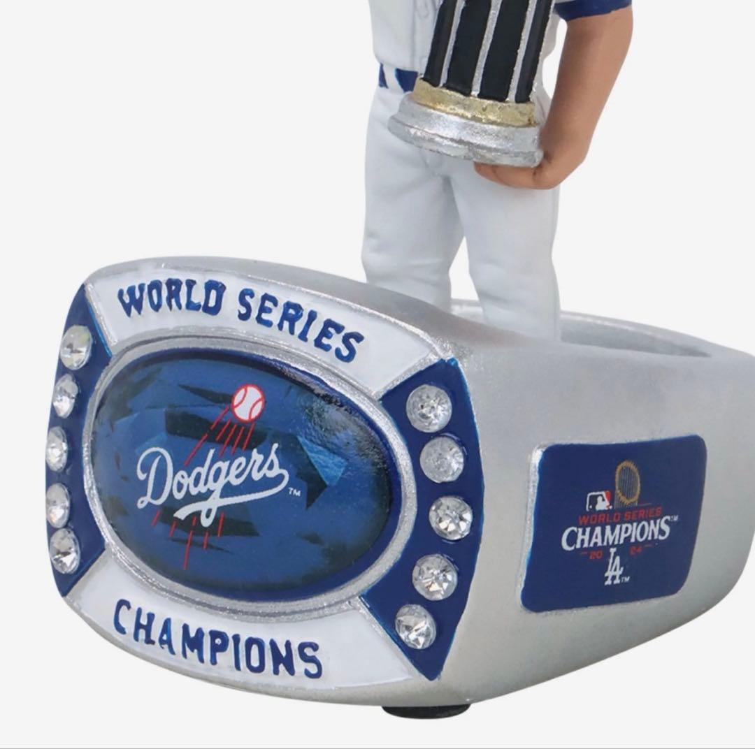 【大谷翔平】ワールドシリーズチャンピオン ゴールドジャージミニボブルヘッド 新品