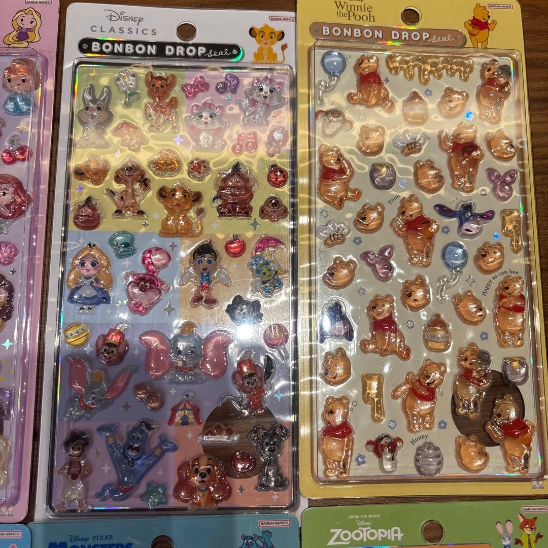 正規品ディズニーボンボンドロップシール8枚