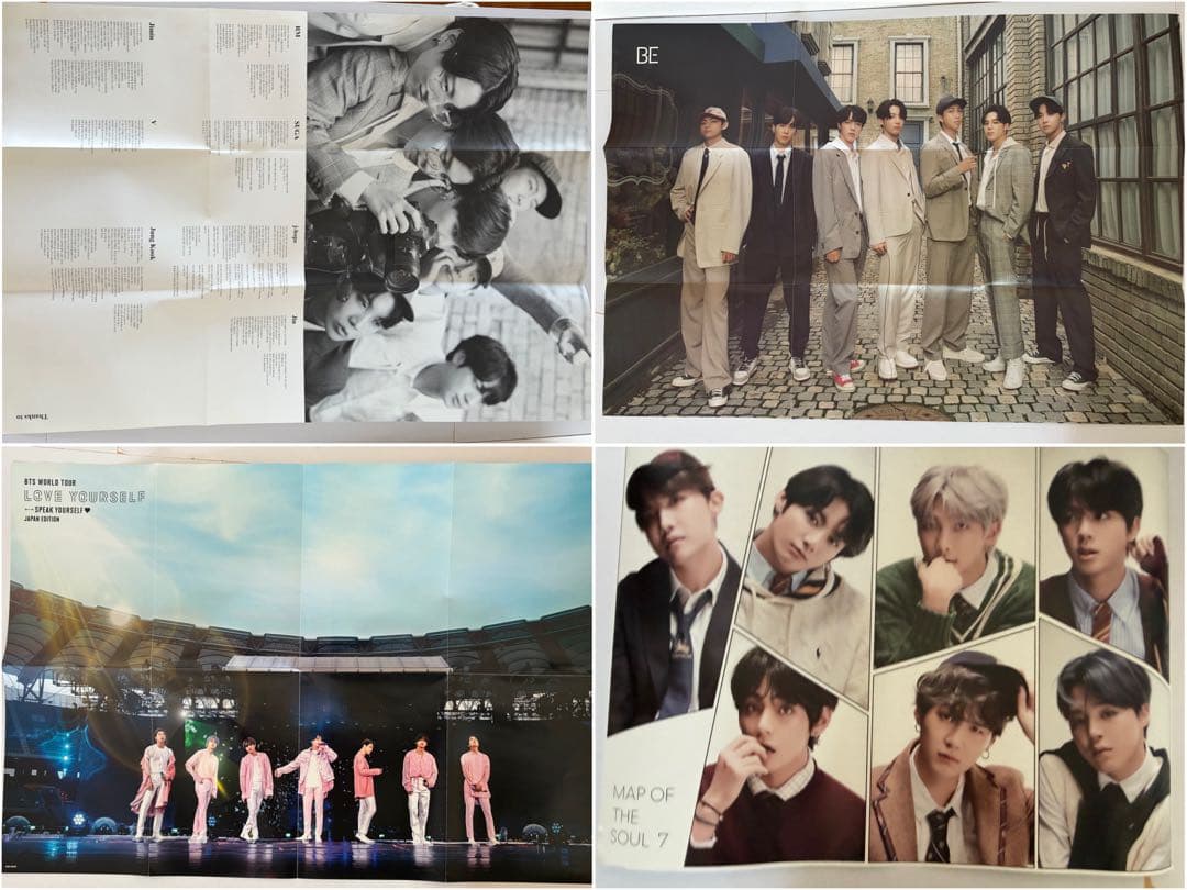 BTSグッズセット ポスター ショッパーバック トレカ FC特典などまとめ売り